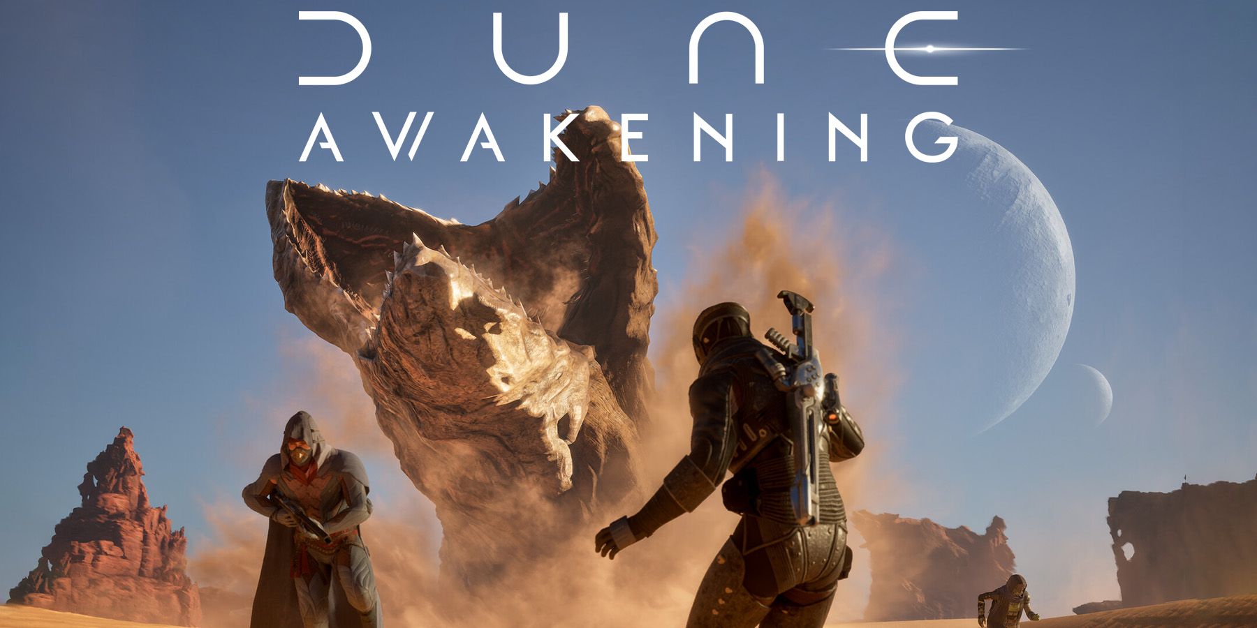 Sandworms in Dune Awakening